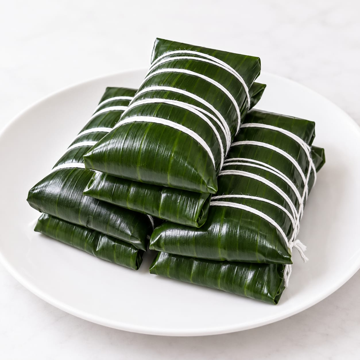 Buras (Burasa) with Serundeng